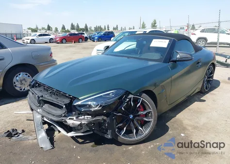 2025 BMW Z4 M40I from USA, damaged, VIN WBAHF9C04SWY38921